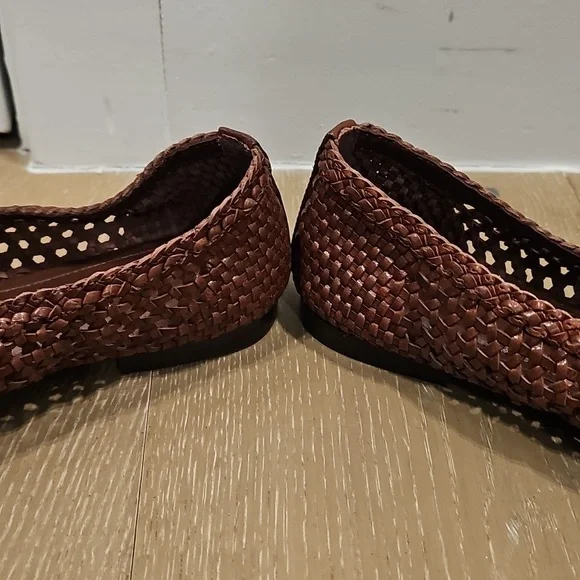 Madewell Woven Brown Flats - Picture 3 of 4